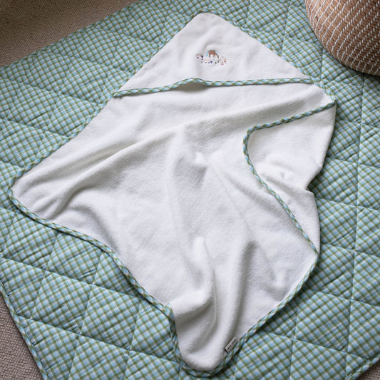 Avery Row Hooded Towel - Baby - Little Farm