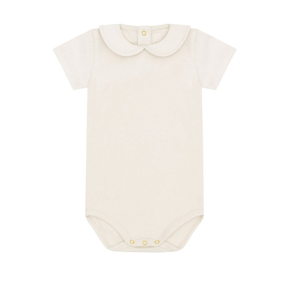 Organic Cotton Collared Baby Bodysuit by Vild House of Little (6 Colours Available)