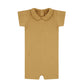 Organic Cotton Collared Baby Bodysuit With Shorts by Vild House of Little (3 Colours Available)