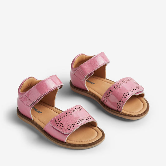 Wheat Open-Toe Children's Sandal - Pink