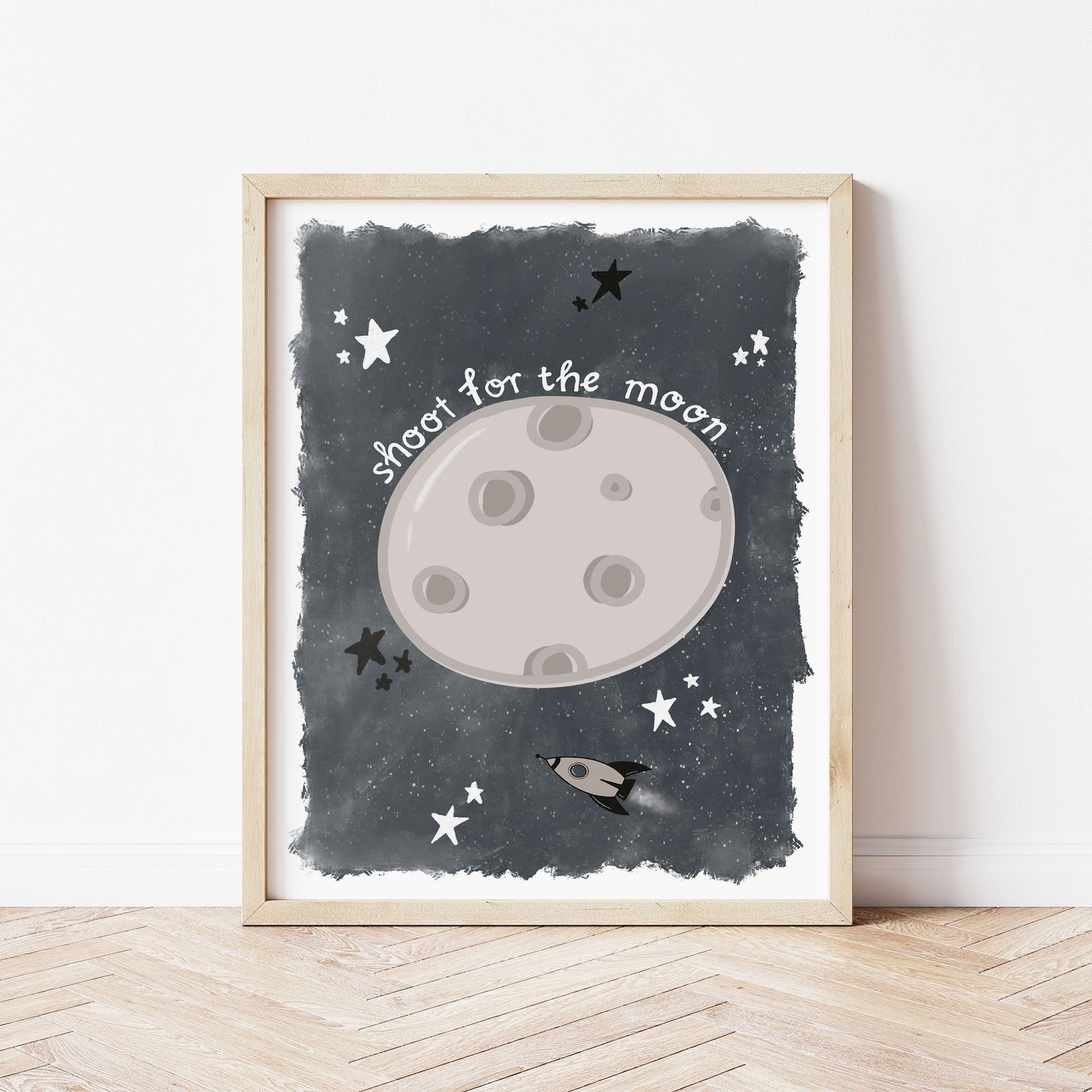 The Little Jones Shoot for the Moon Print