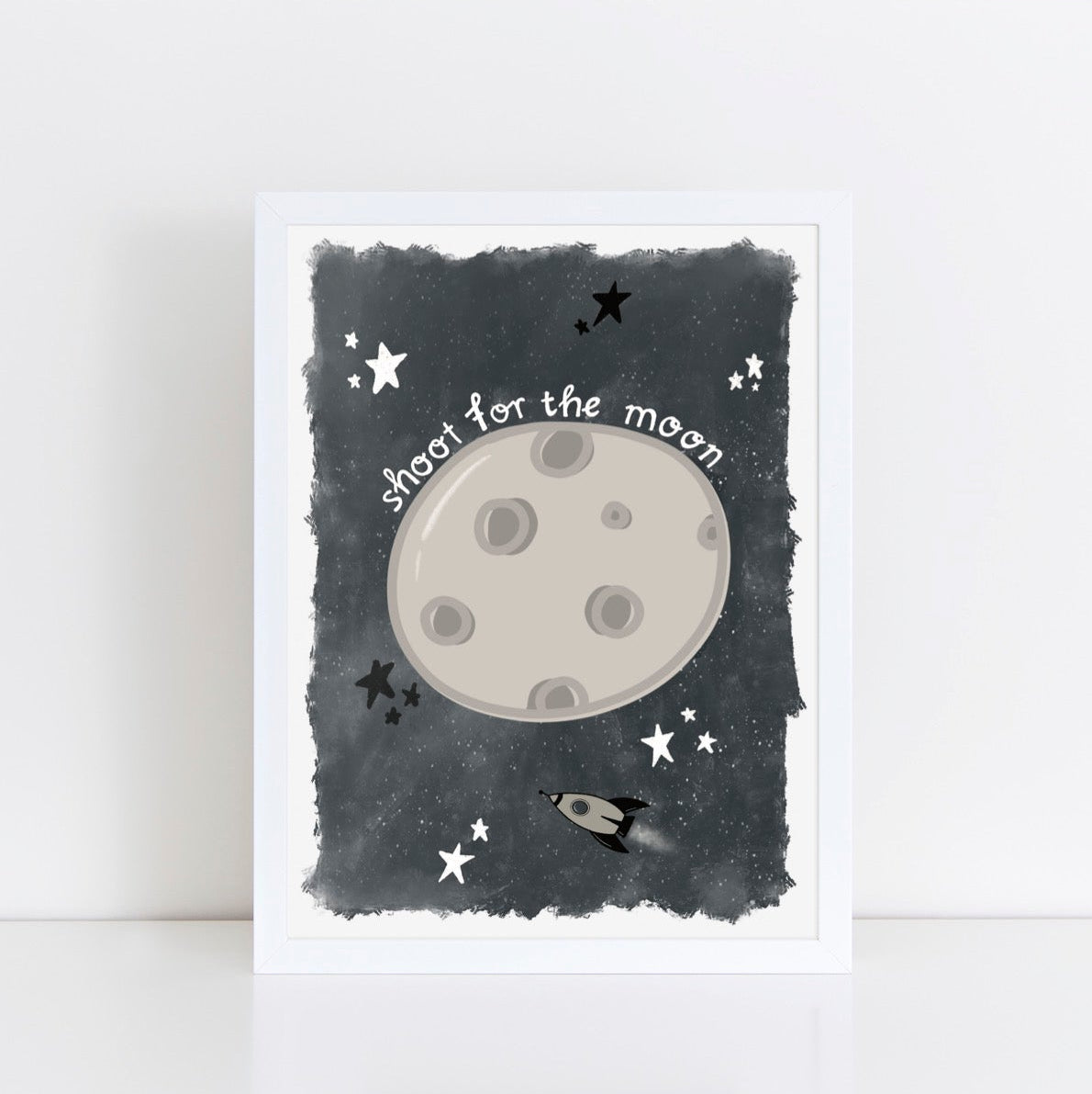 The Little Jones Shoot for the Moon Print
