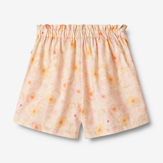 Wheat 'Silja' Children's Shorts - Alabaster Flower Bobbles