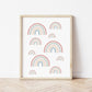 The Little Jones Spring Rainbows Print - Portrait