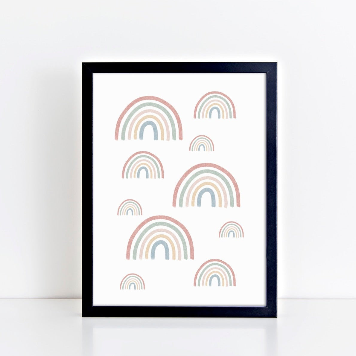 The Little Jones Spring Rainbows Print - Portrait