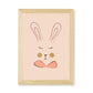 Sylvie Rabbit Kids Art Print by Hibou Home
