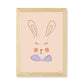 Sylvie Rabbit Kids Art Print by Hibou Home