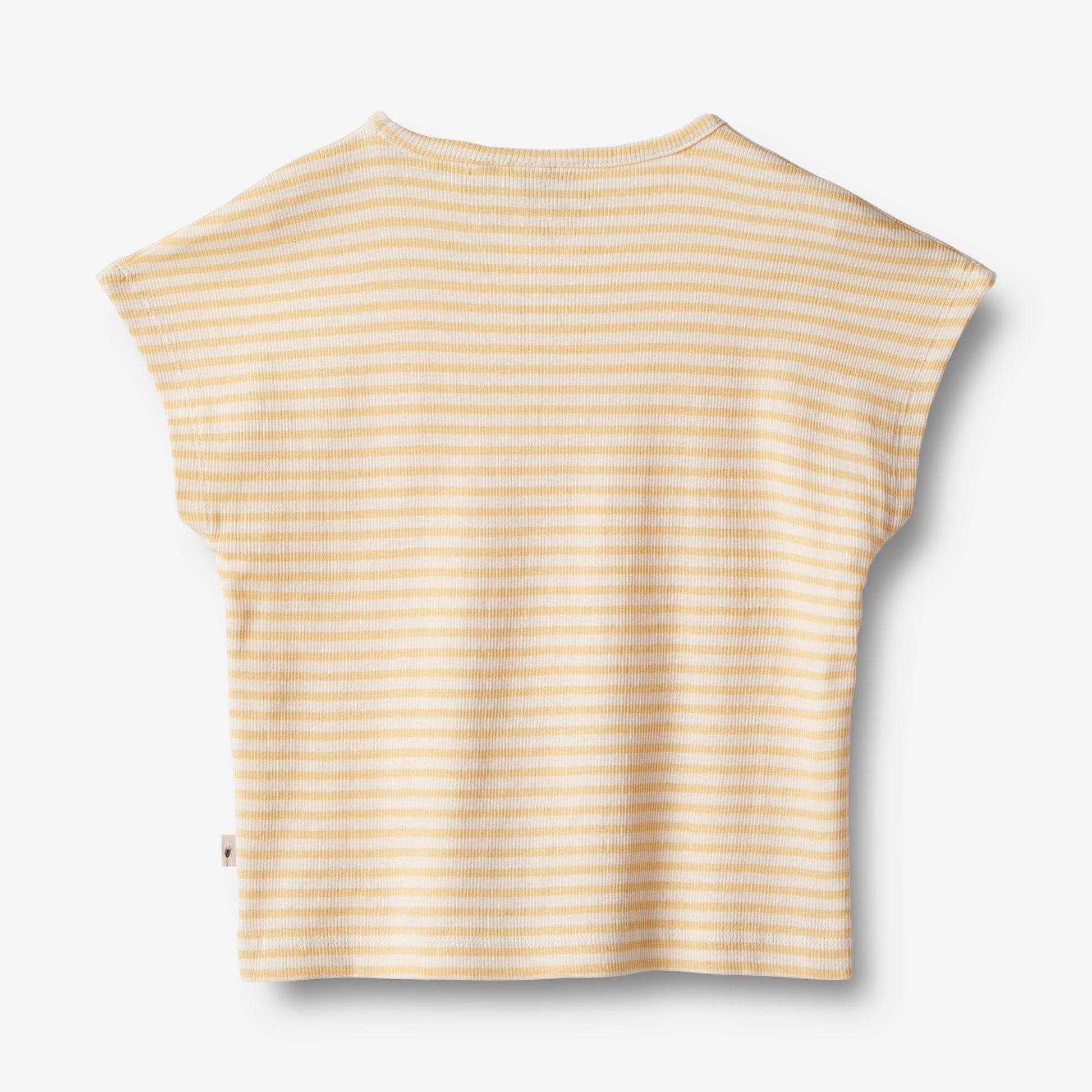 Wheat 'Bette' S/S Children's T-Shirt - Pale Apricot Stripe