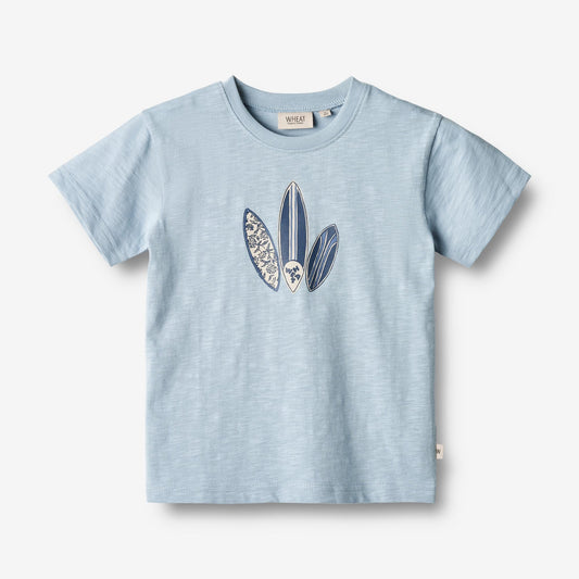 Wheat 'Dac' Children's T-Shirt - Blue Summer