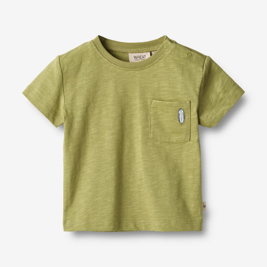 Wheat 'Dines' S/S Baby T-Shirt - Sage
