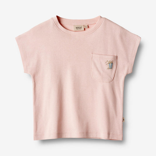 Wheat 'Signe' Children's S/S T-Shirt - Rose Ballet