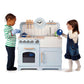 Tidlo Wooden Country Play Kitchen - Blue