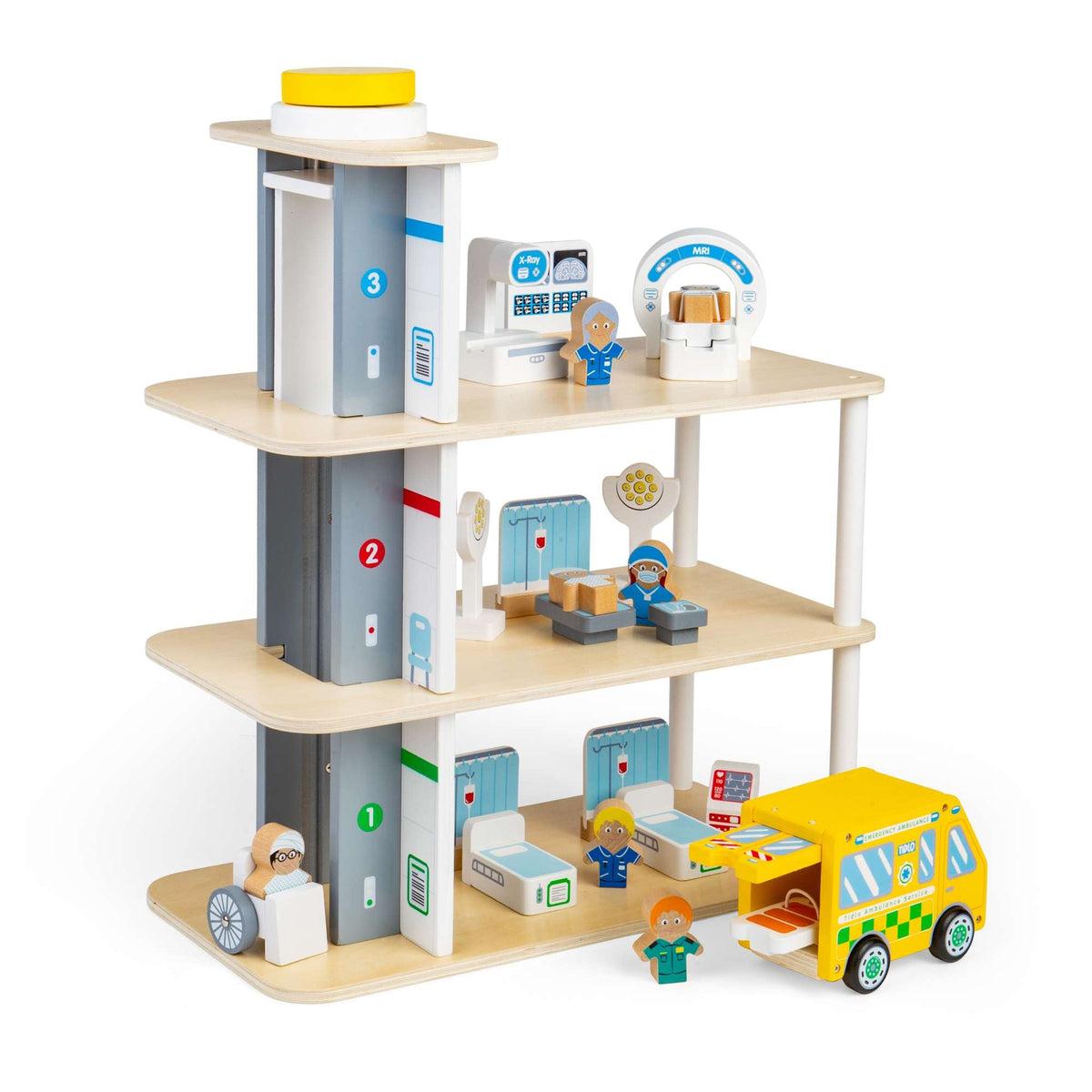 Tidlo Wooden Playtime Hospital Set