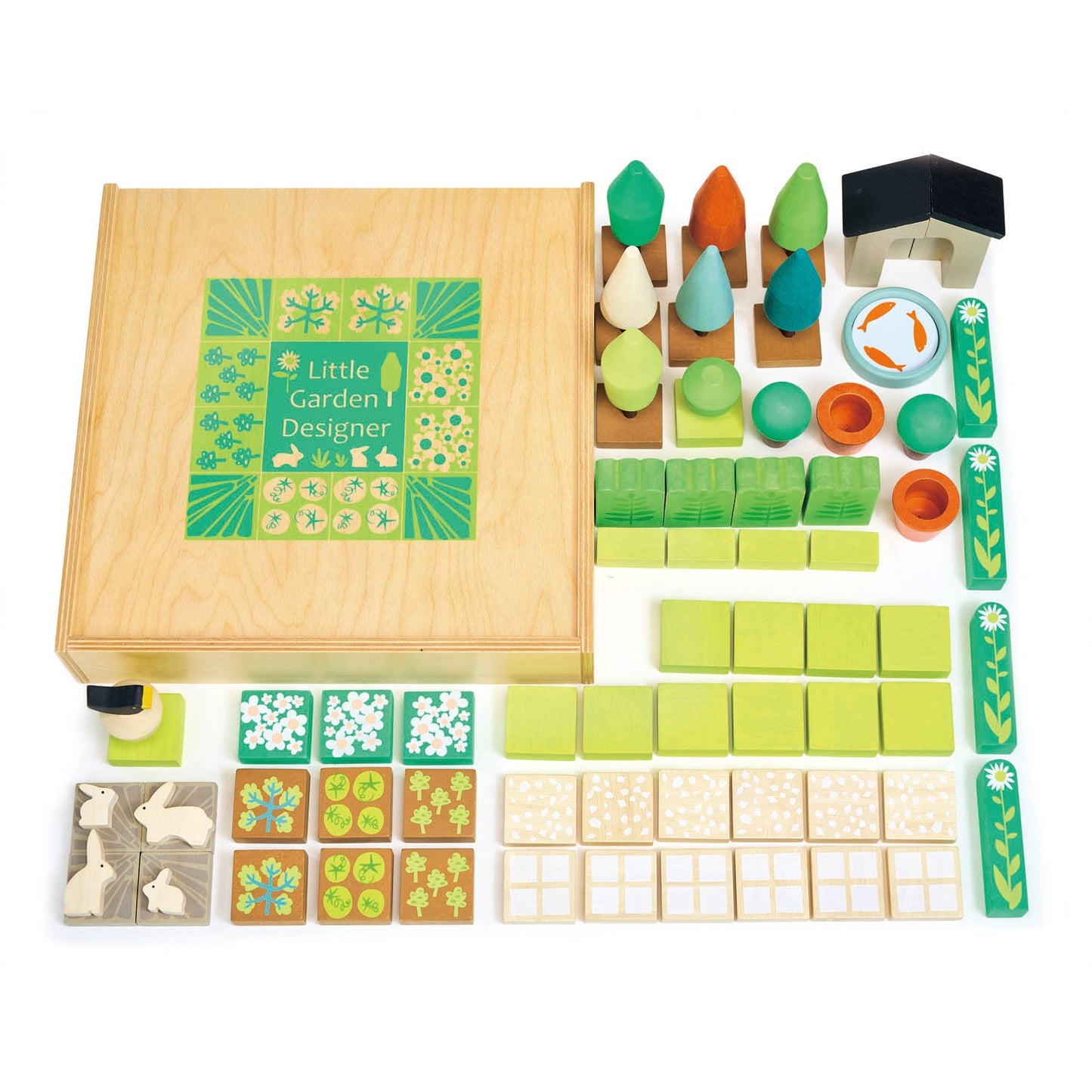 Tender Leaf Toys Wooden Little Garden Designer Playset