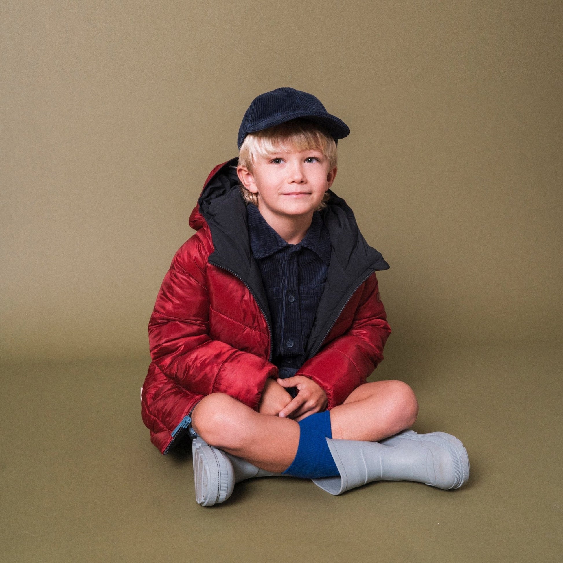 Toastie Kids EcoReversible Puffer - Ink Navy/Burgundy