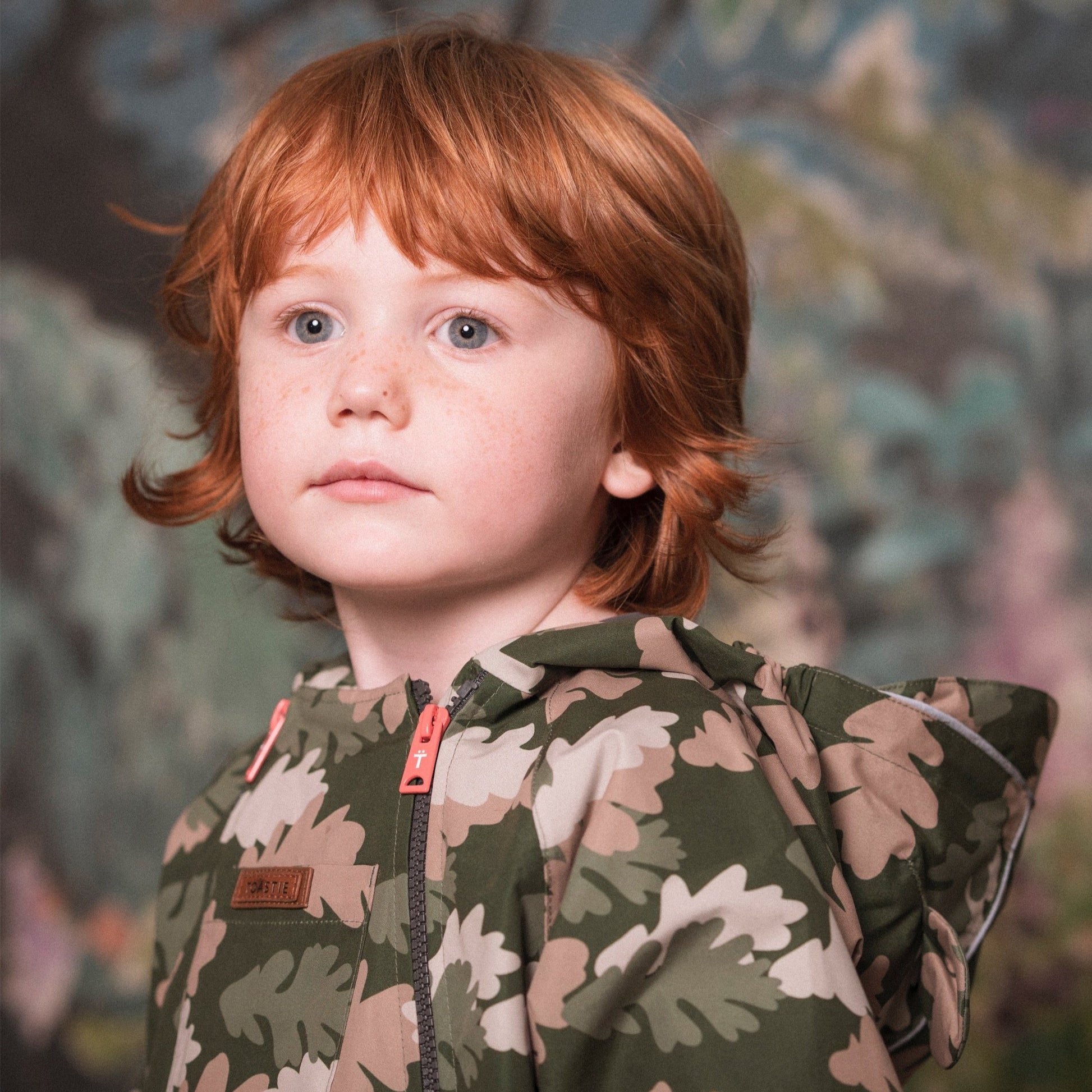 Toastie Kids Waterproof Packable Puddlesuit - Leaf Camo