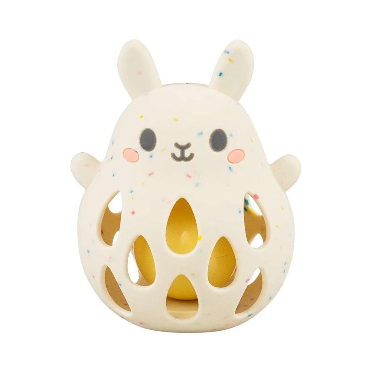 Tiger Tribe Silicone Baby Teething Rattle - Bunny