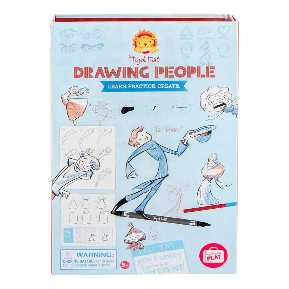 Tiger Tribe Drawing People Art Set