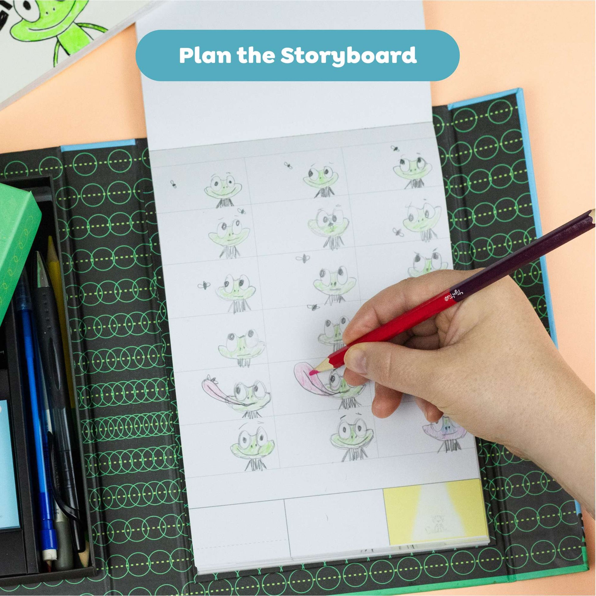 Tiger Tribe Flip Book Kit - Animation Action