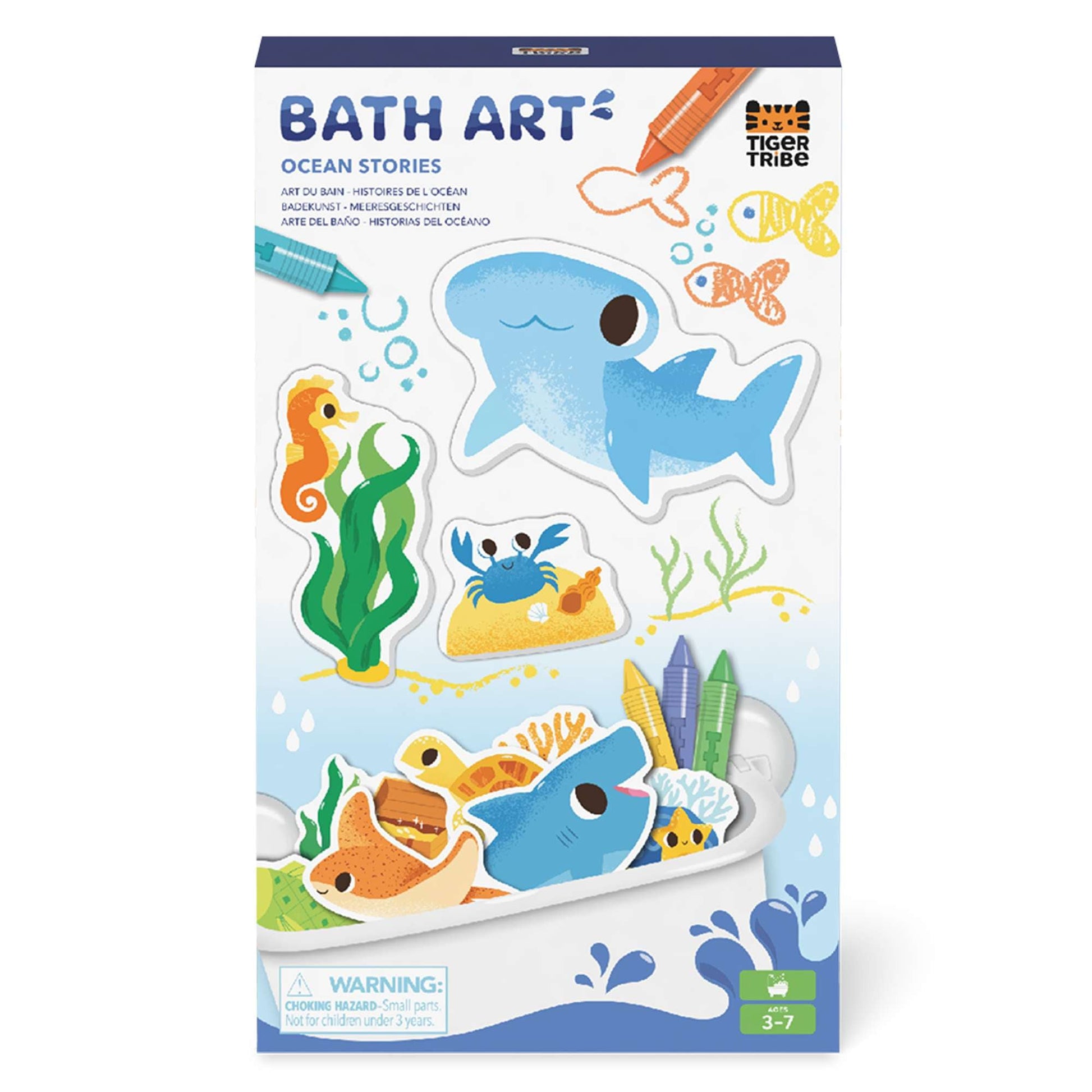 Tiger Tribe Bath Art - Ocean Stories
