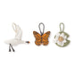 Lorena Canals Set of 3 Baby Gym Rattle Toys - Swan Lake