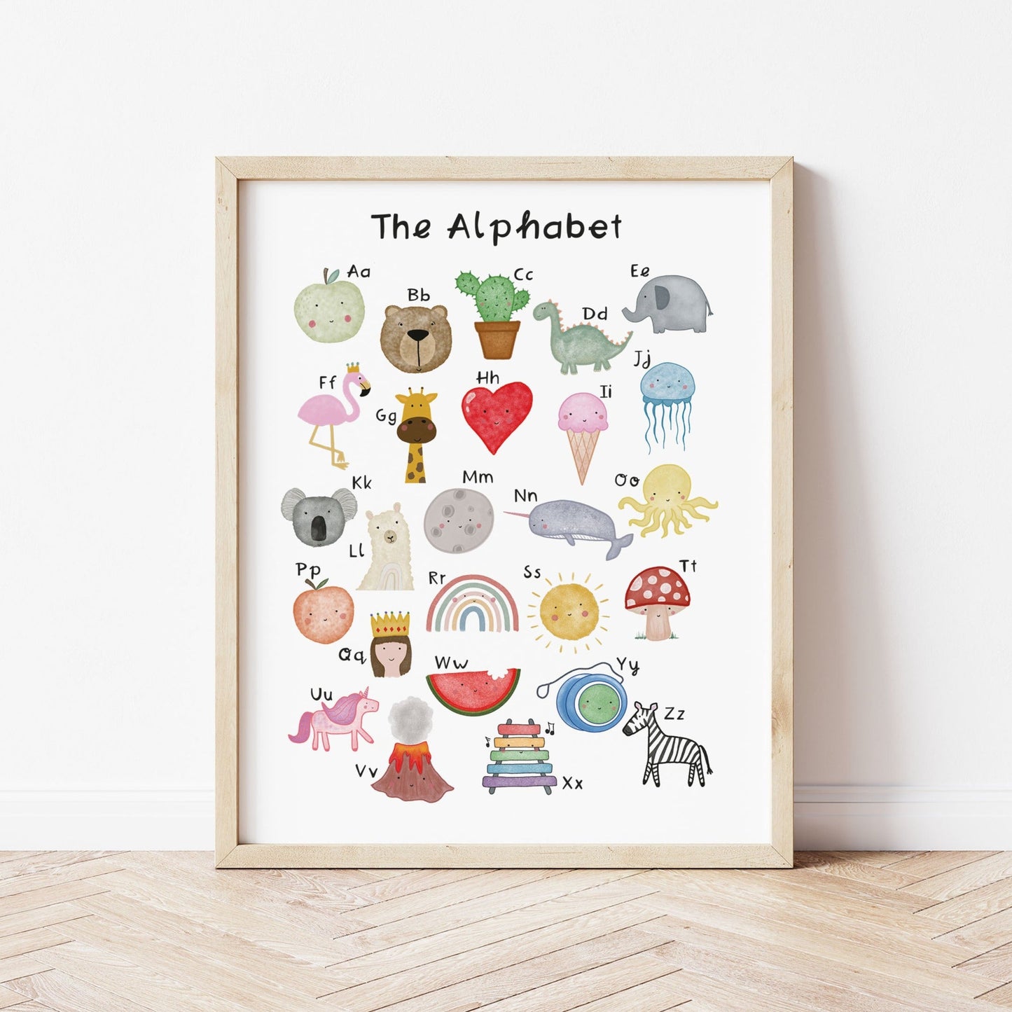 The Little Jones Alphabet Print
