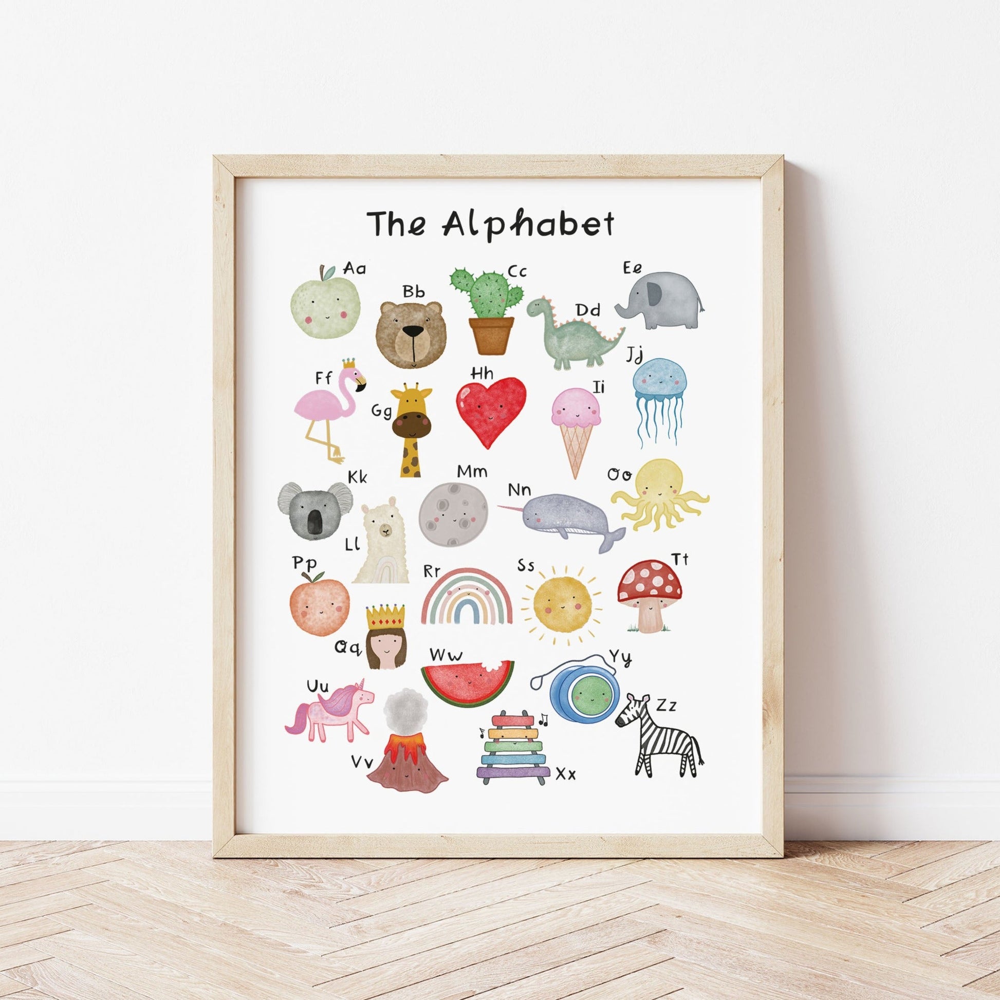 The Little Jones Alphabet Print