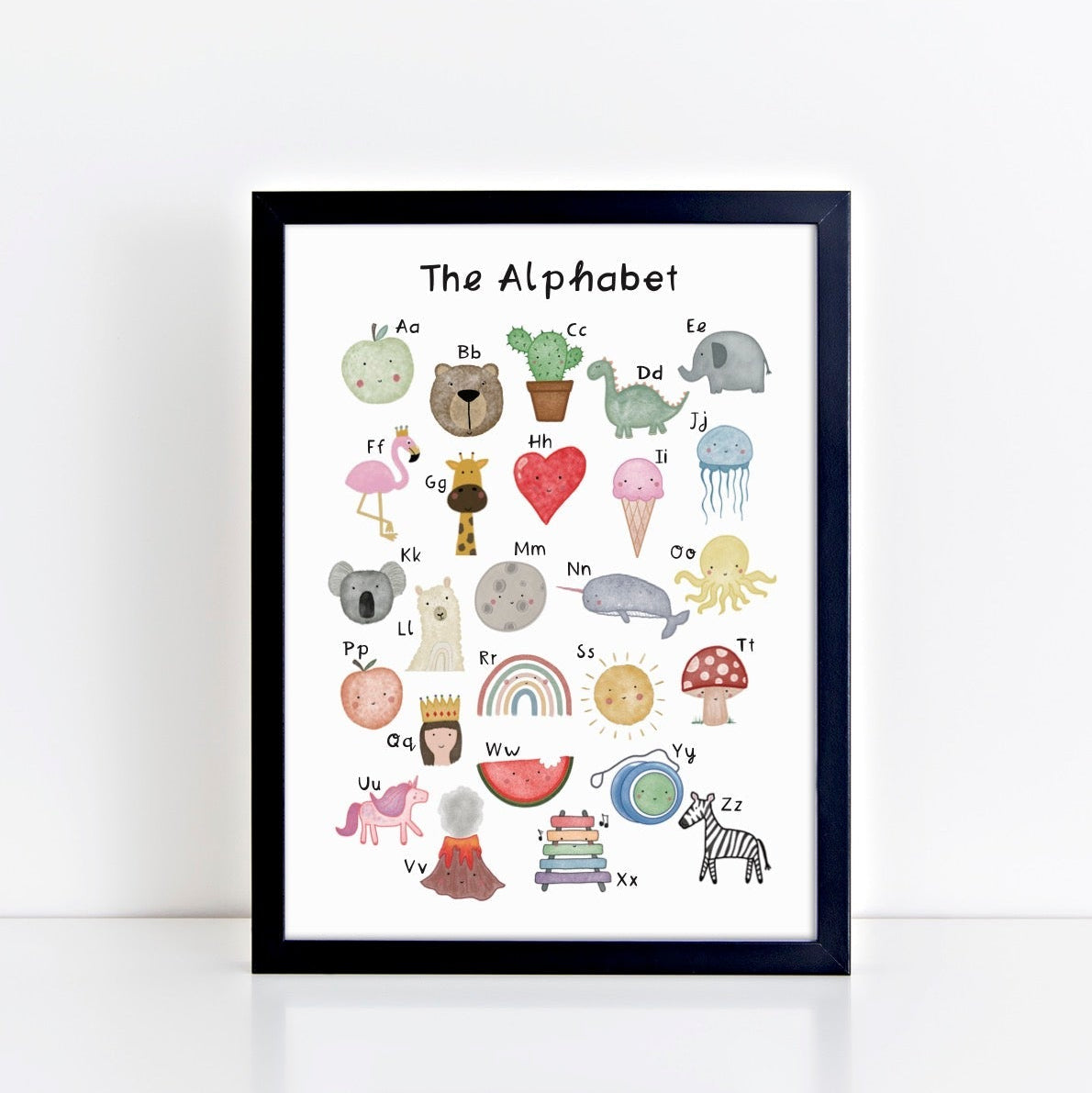 The Little Jones Alphabet Print