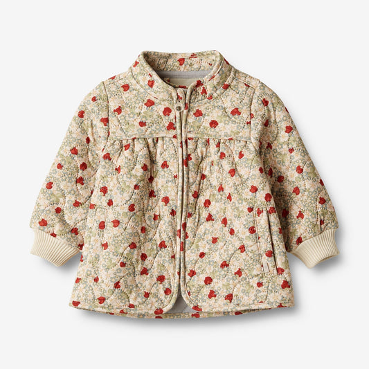 Wheat 'Thilde' Baby Thermo Jacket - Strawberry