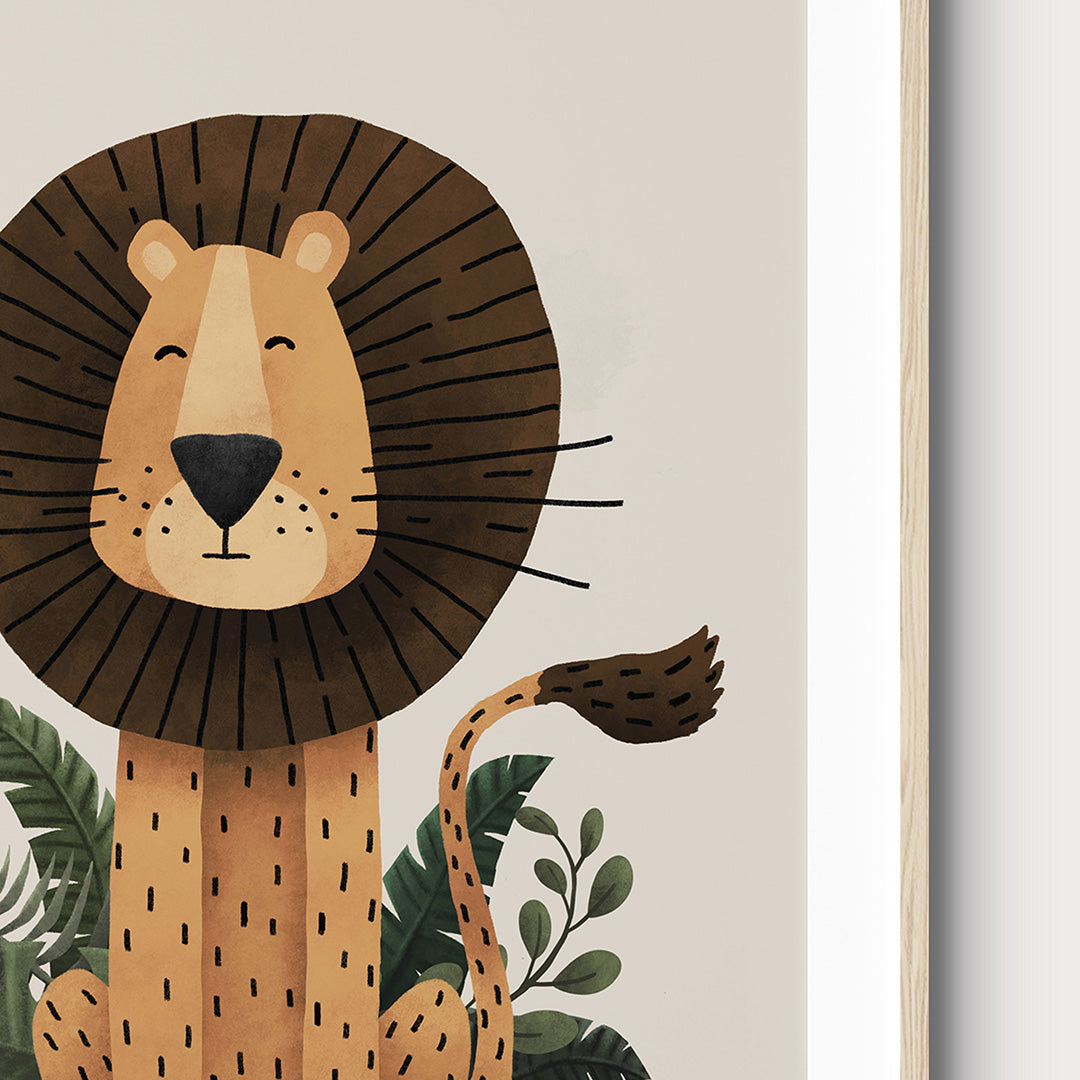 Tigercub Prints Scandi Safari Nursery Prints Set of 3 (2 Sizes Available)