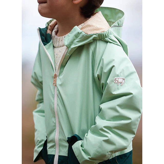 Toastie Kids Pac-A-Mac Waterproof Raincoat - Peppermint