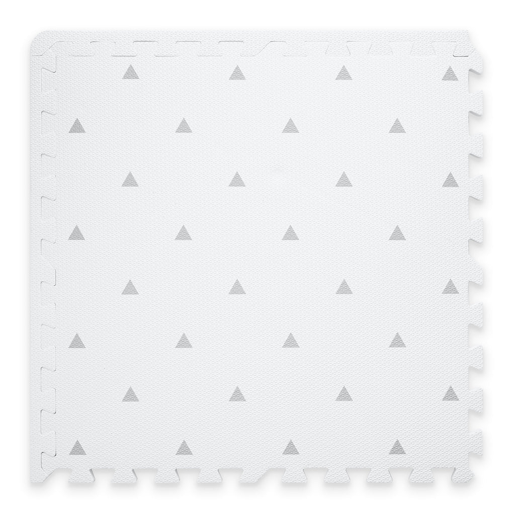 gus + beau Triangle Foam Playmat Set - White