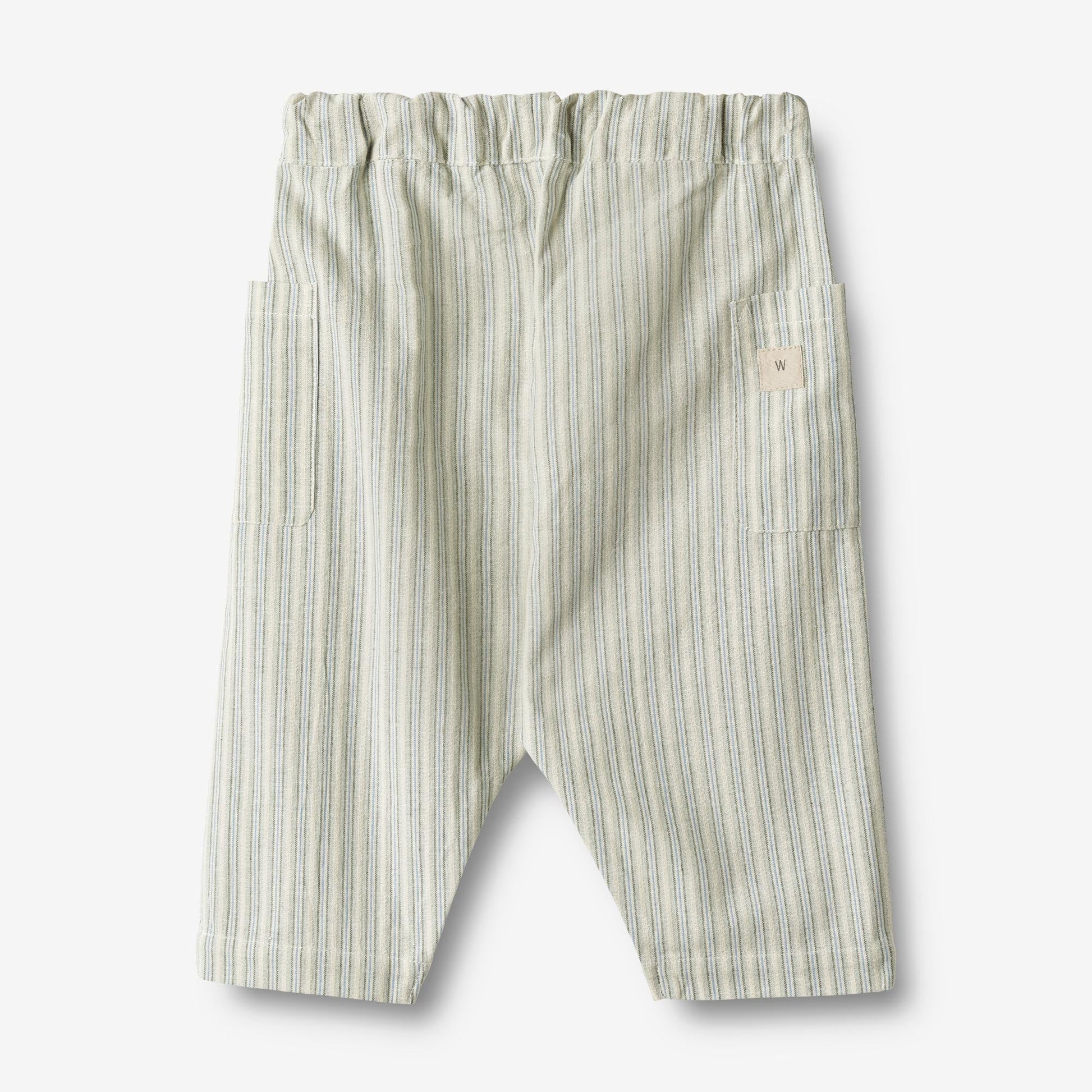 Wheat 'Arne' Baby Trousers - Aqua Stripe