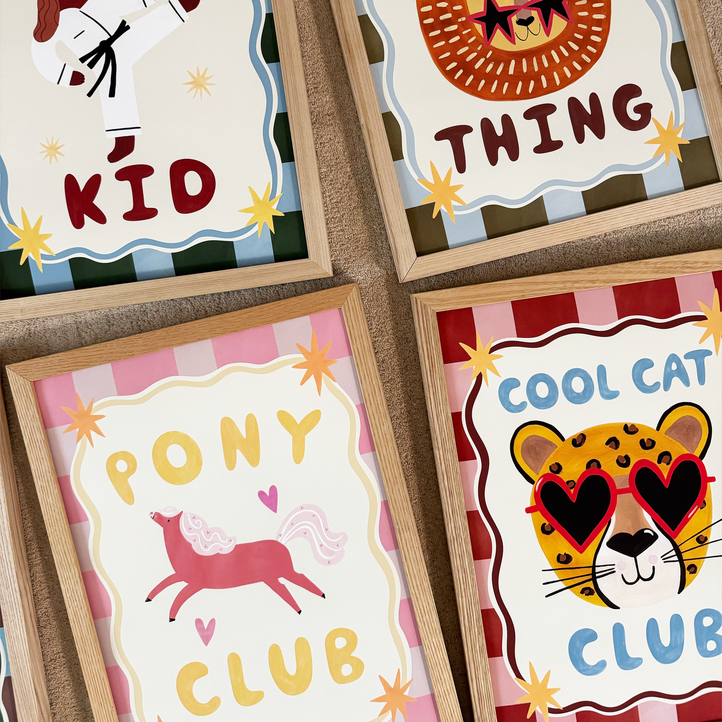Kid of the Village Cool Cat Club Art Print