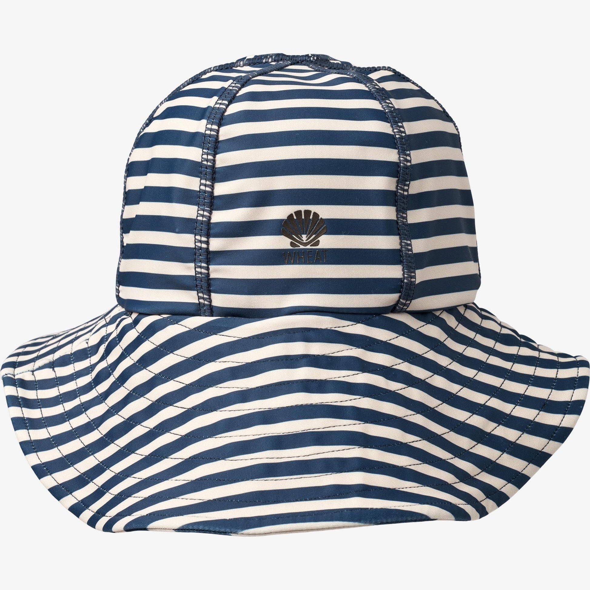 Wheat Baby UV Sun Hat - Indigo Stripe