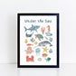 The Little Jones Under the Sea Print