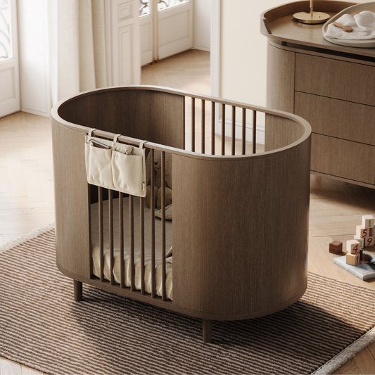 Kas Kopenhagen Kai Baby Cot - Smoked Oak