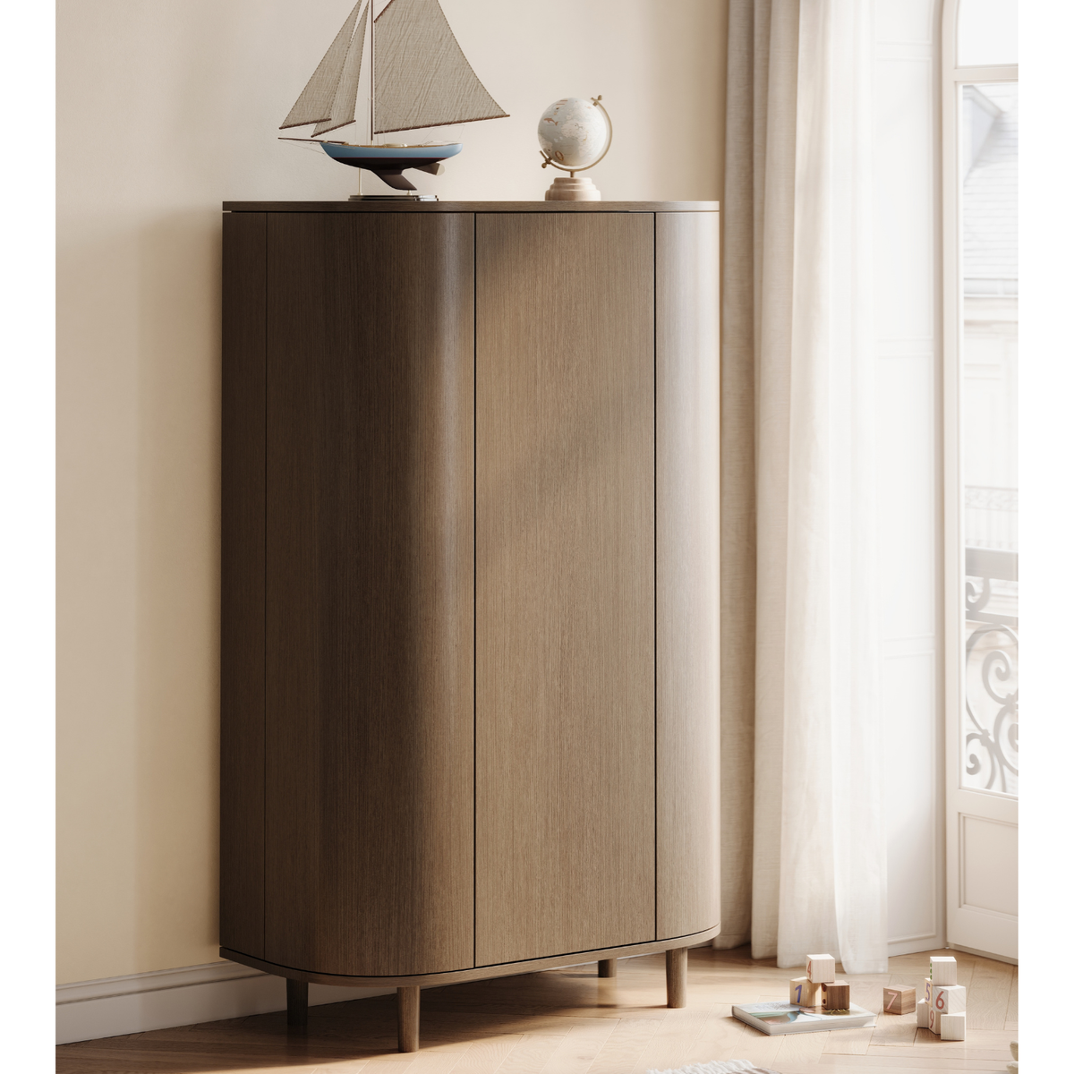 Kas Kopenhagen Kai Wardrobe - Smoked Oak