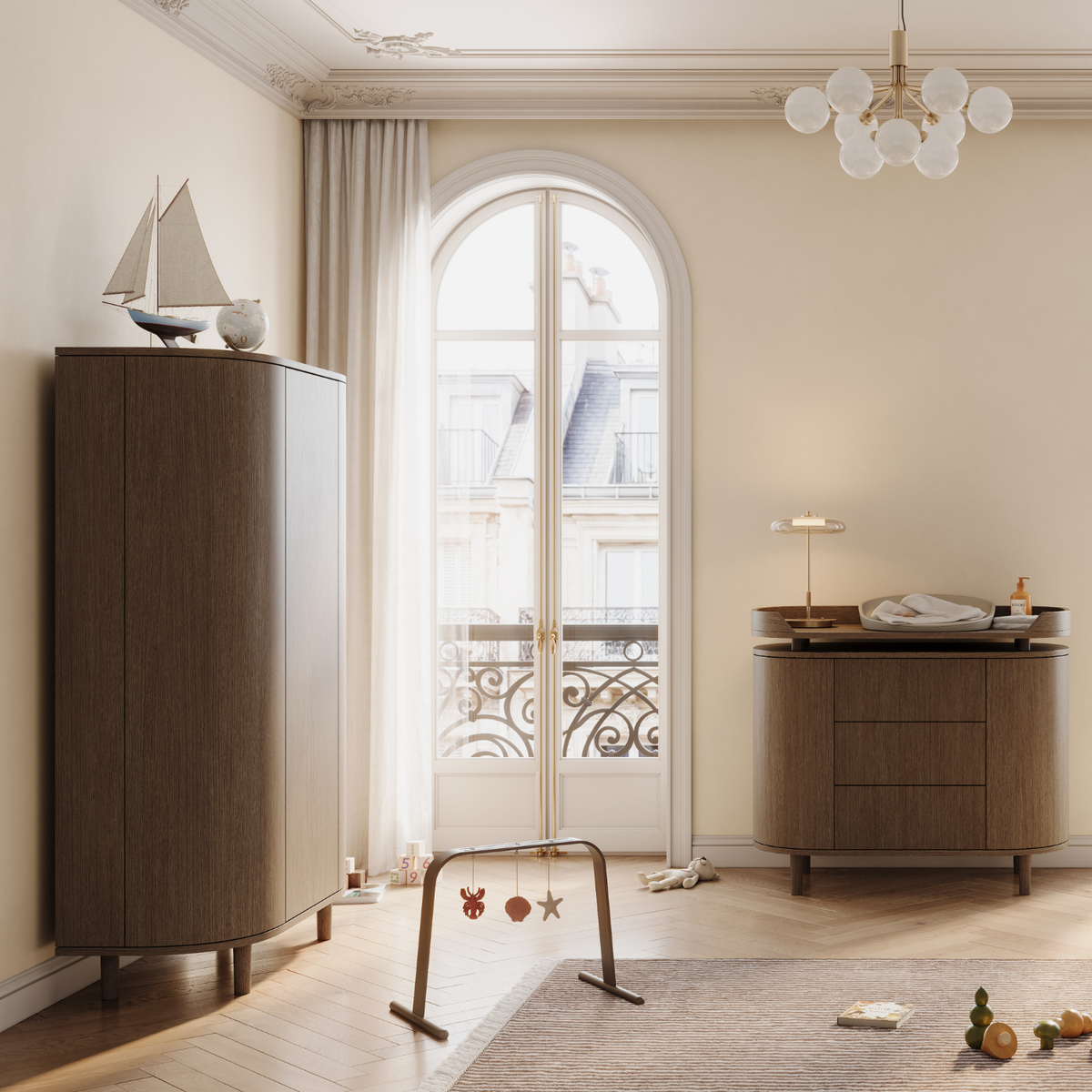 Kas Kopenhagen Kai Wardrobe - Smoked Oak