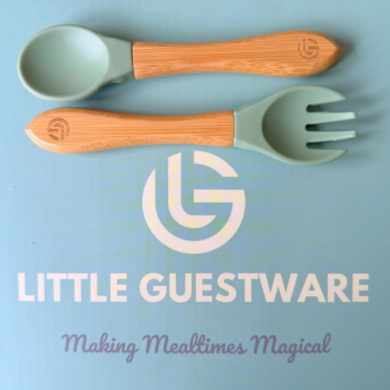 SenseNest Bamboo Spoon & Fork Set