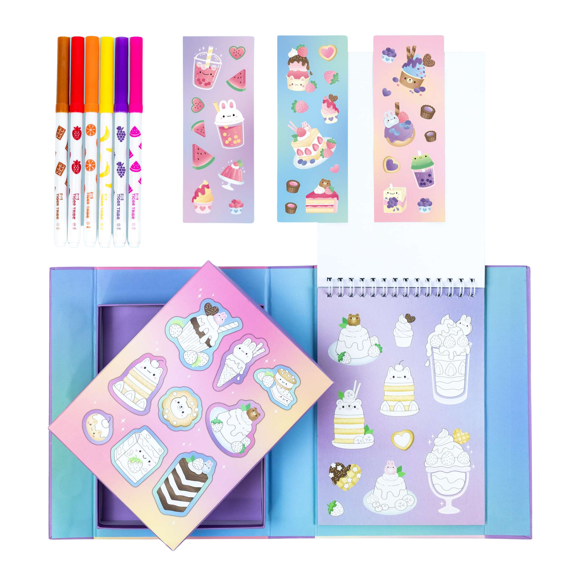 Tiger Tribe Scented Stickers - Dreamy Desserts