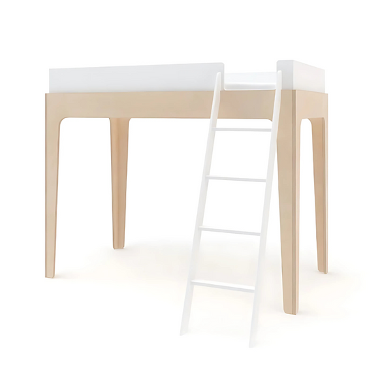 Oeuf NYC Perch Loft Bed - White & Birch