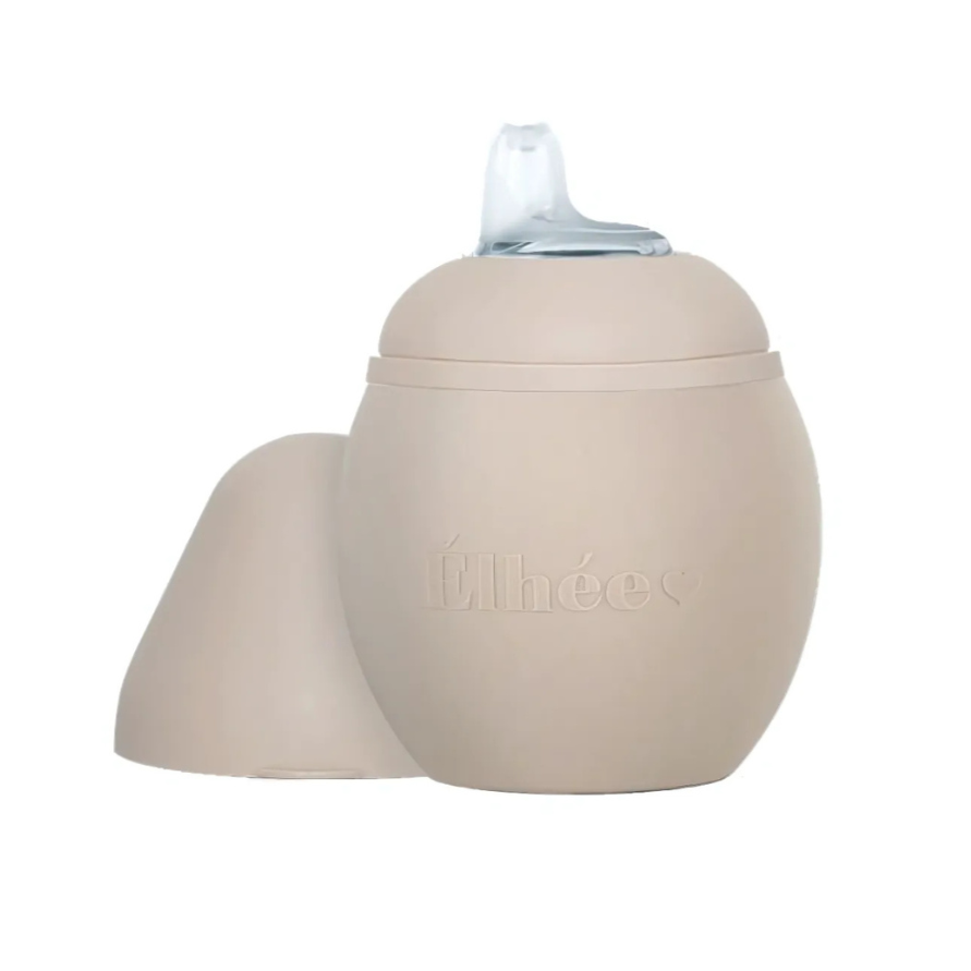 Elhee Silicone Bubble Learning Sippy Cup - 240ml - Sand
