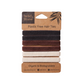 Wild & Stone Plastic Free Hair Ties - 6 Pack - Natural