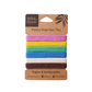 Wild & Stone Plastic Free Hair Ties - 6 Pack - Multi Colour