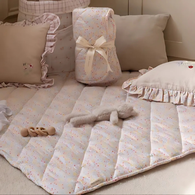 Avery Row Stay & Play Mat - Wildflower Garden