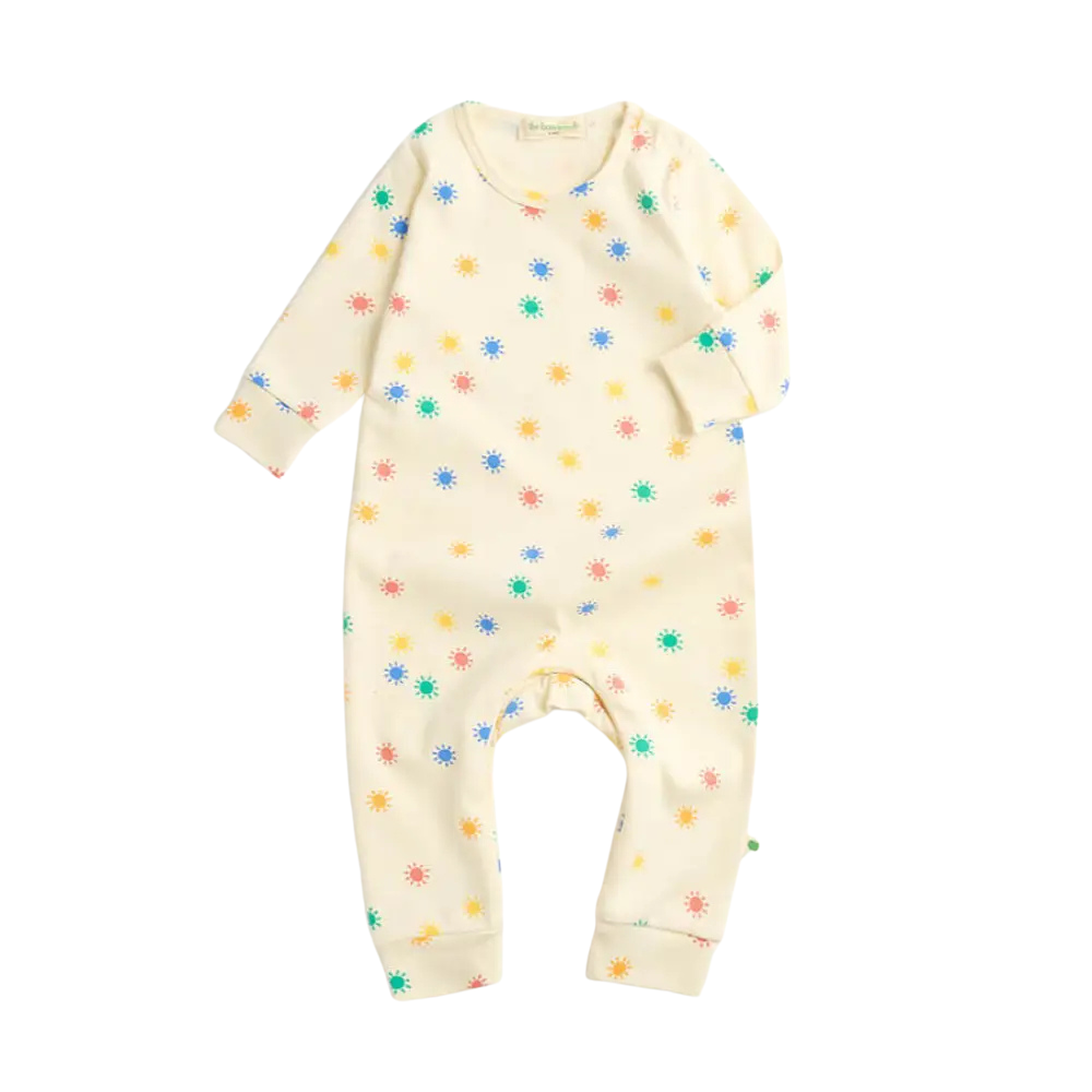 The Bonniemob Dreamy Rainbow Sunshine Organic Baby Playsuit