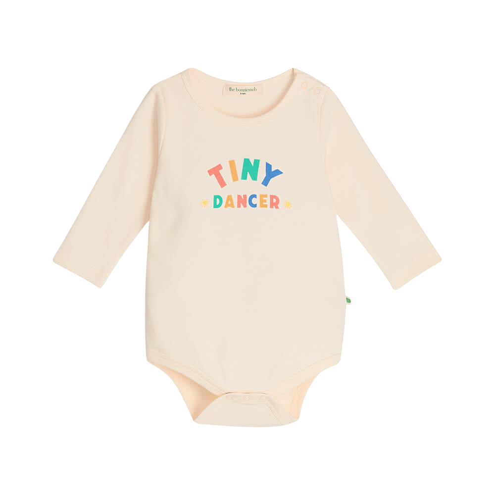 The Bonniemob Tiny Dancer Rainbow Baby Bodysuit