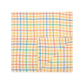 The Bonniemob Ditto Rainbow Check Large Muslin Swaddle Blanket