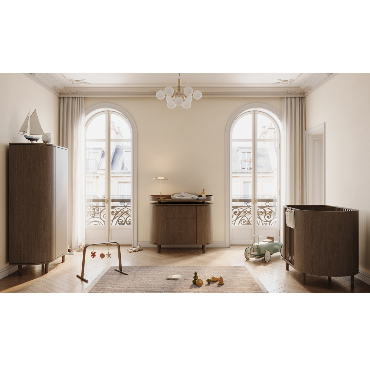Kas Kopenhagen Kai Wardrobe - Smoked Oak